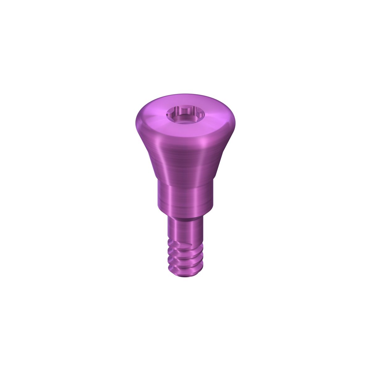 RC Healing abutment, D 4.5mm, H 2mm, Ti, conical shape