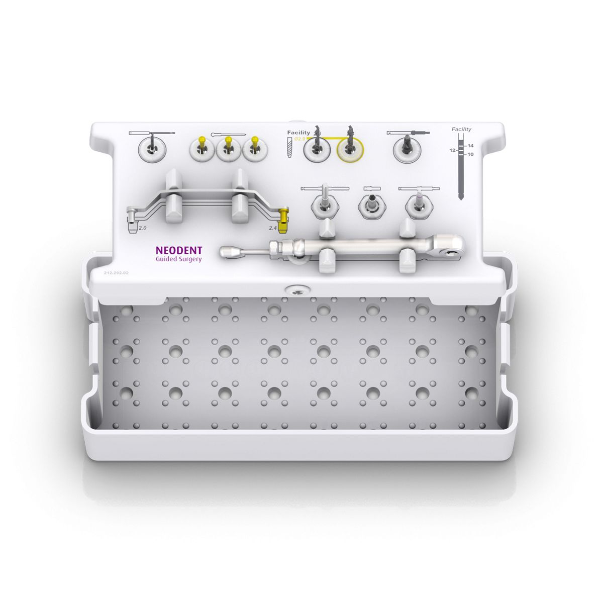 Facility Guided Surgery Surgical Kit Case, Polymer