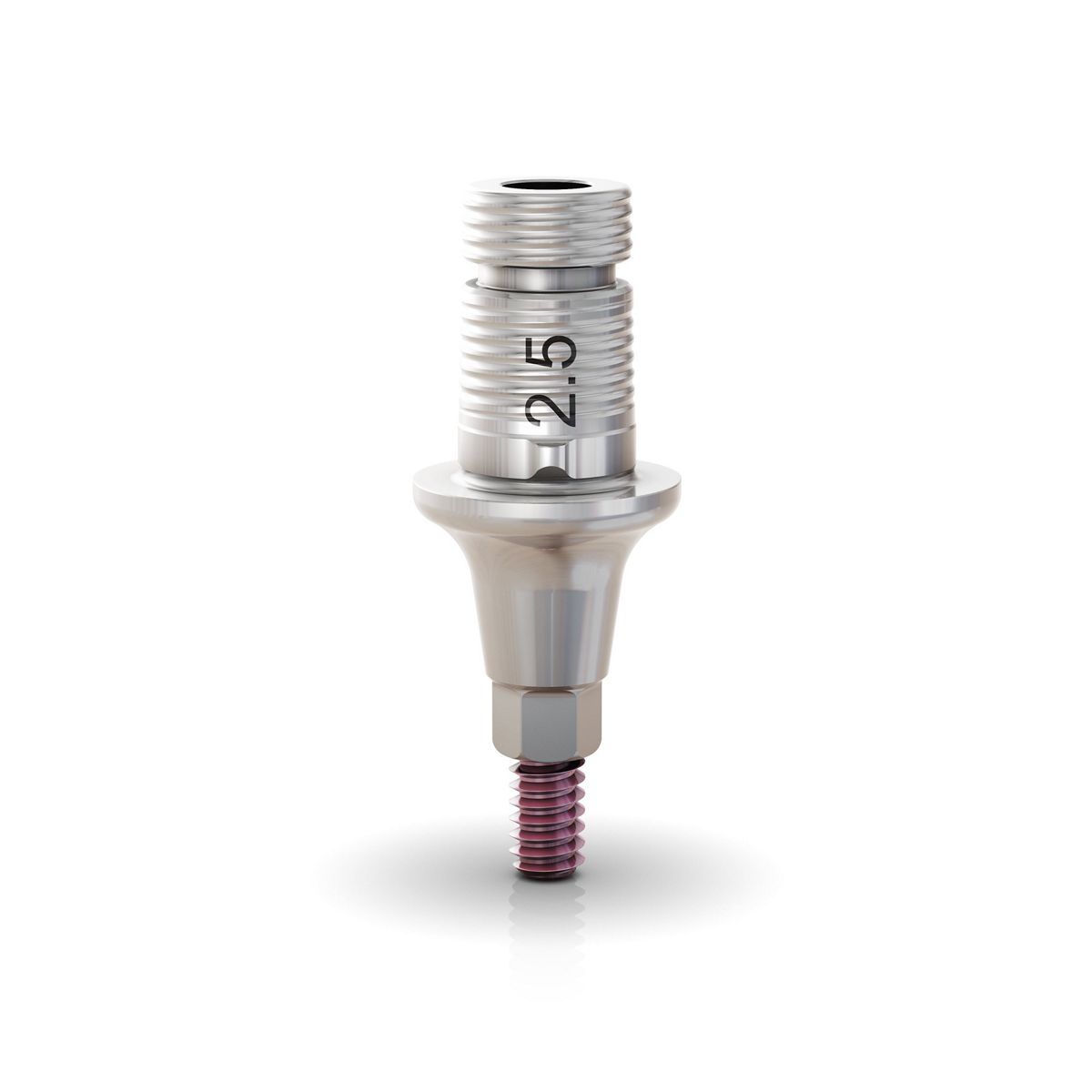 GM Titanium Base With Neo Removable Screw 5.5X6X2.5 mm