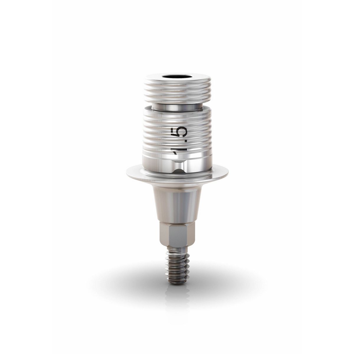 GM Exact Titanium Base with Removable Screw, Titanium, 6.5x6x1.5 mm