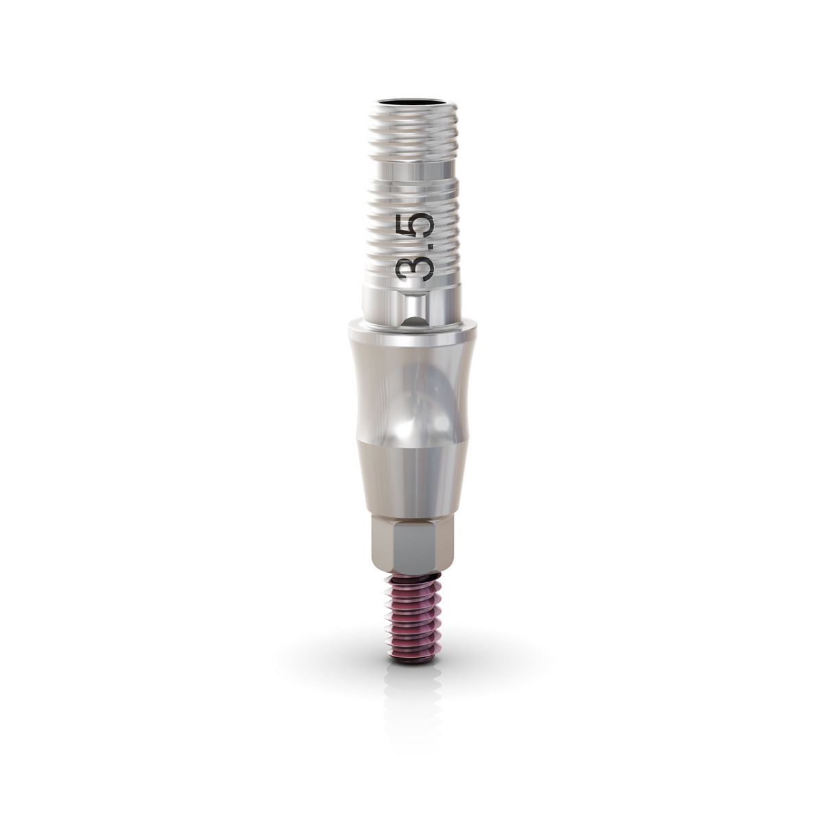 GM Titanium Base With Neo Removable Screw 3.5X6X3.5 mm