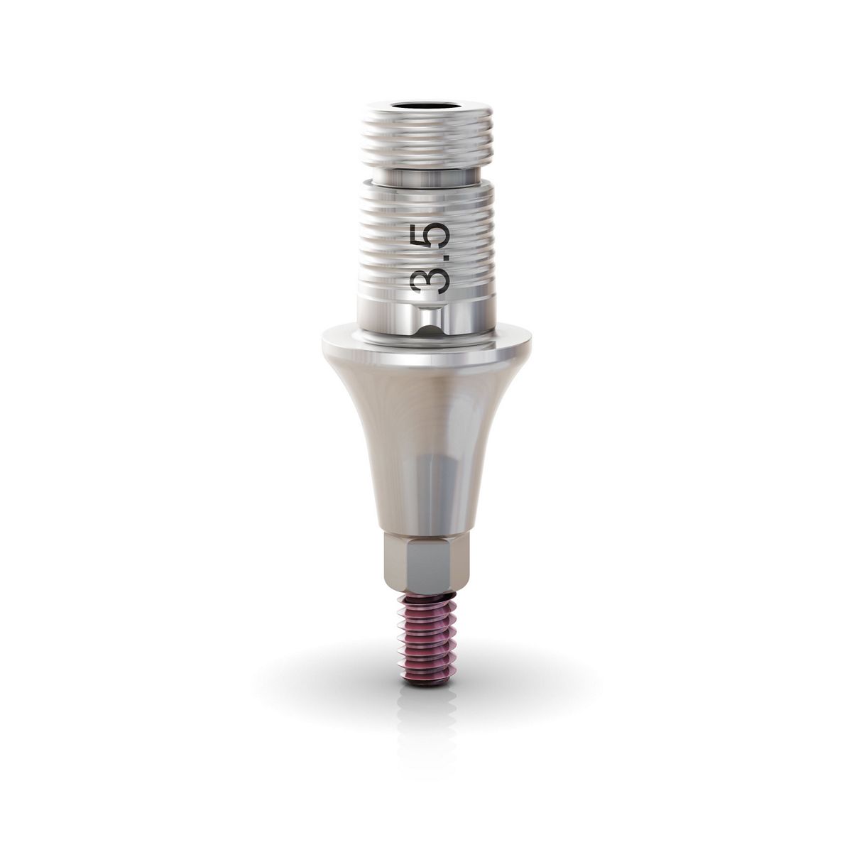 GM Titanium Base With Neo Removable Screw 5.5X6X3.5 mm