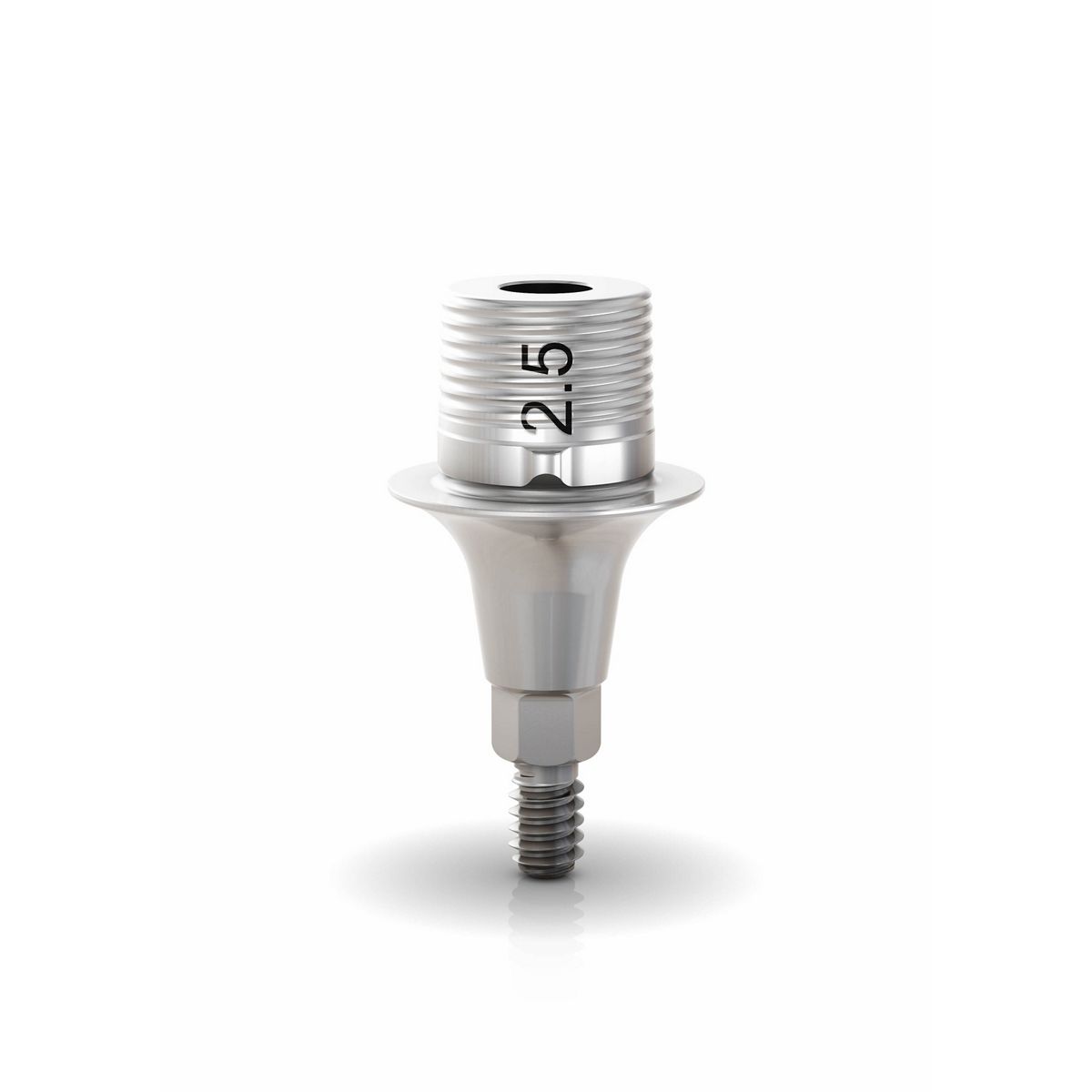 GM Exact Titanium Base with Removable Screw, Titanium, 6.5x4x2.5 mm