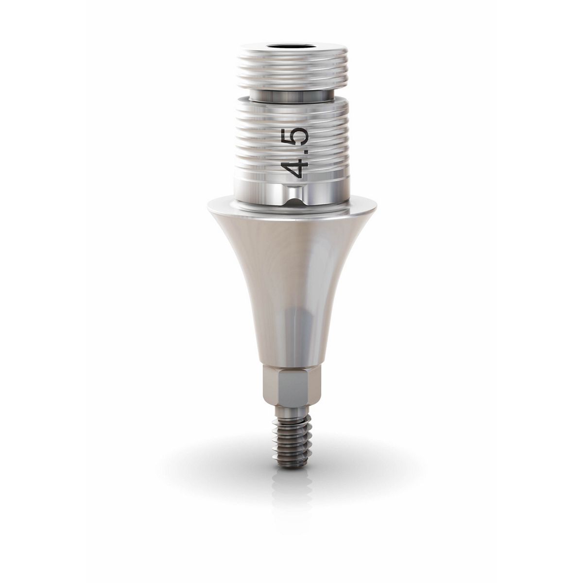 GM Exact Titanium Base with Removable Screw, Titanium, 6.5x6x4.5 mm