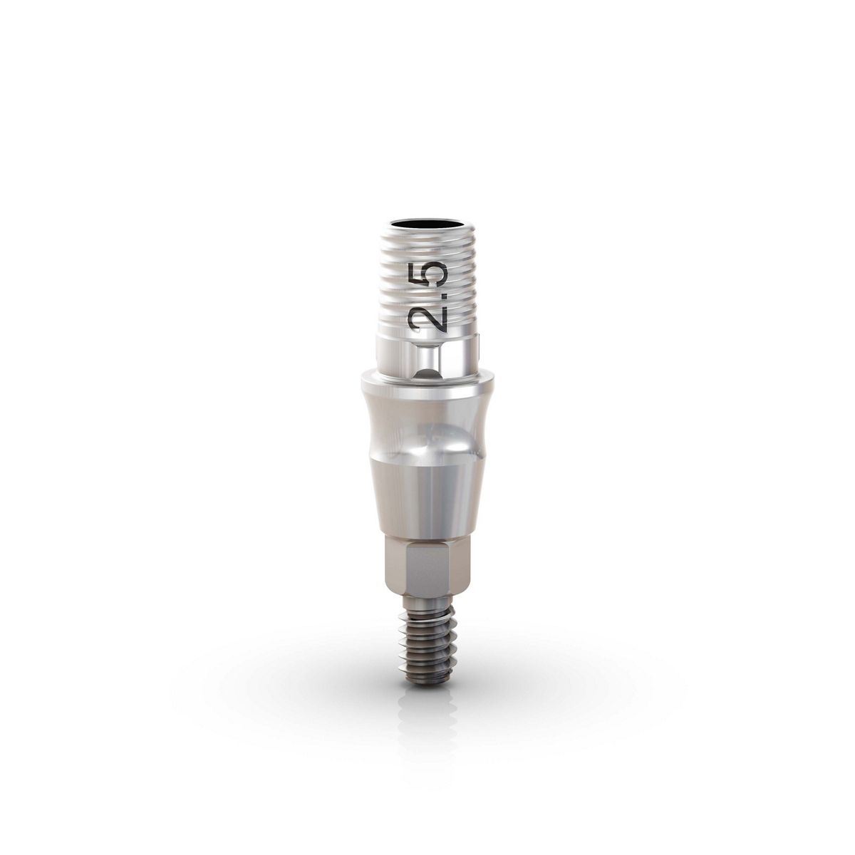GM Exact Titanium Base with Removable Screw, Titanium, 3.5x4x1.5 mm