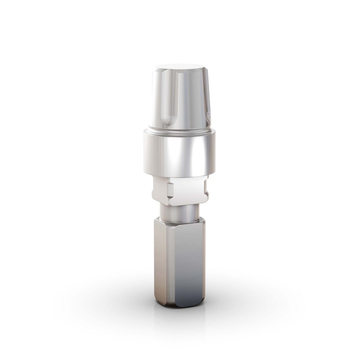 Universal Abutment Hybrid Respositionable Analog, Titanium, 4.5x4 mm