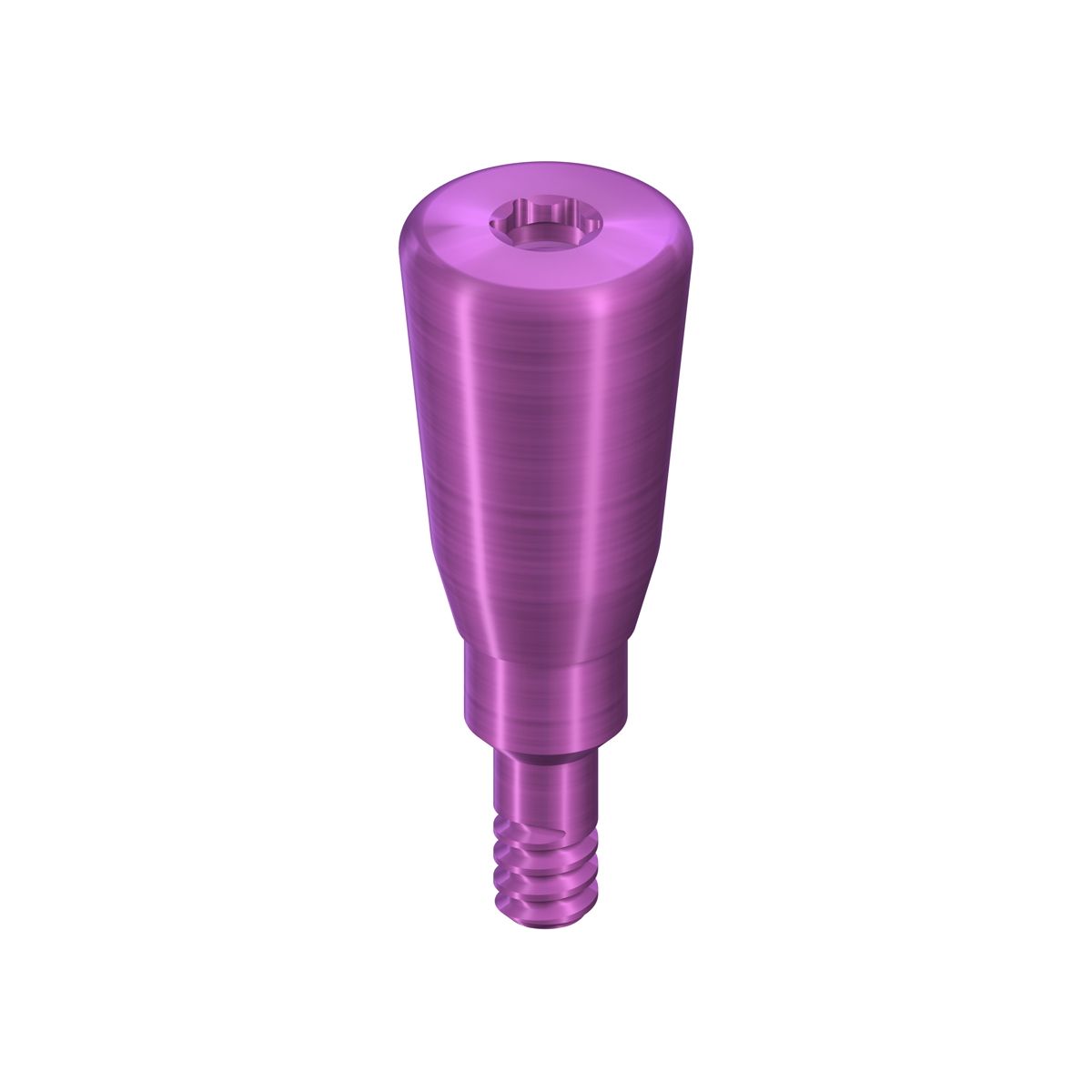 RC Healing abutment, D 4.5mm, H 6mm, Ti, conical shape