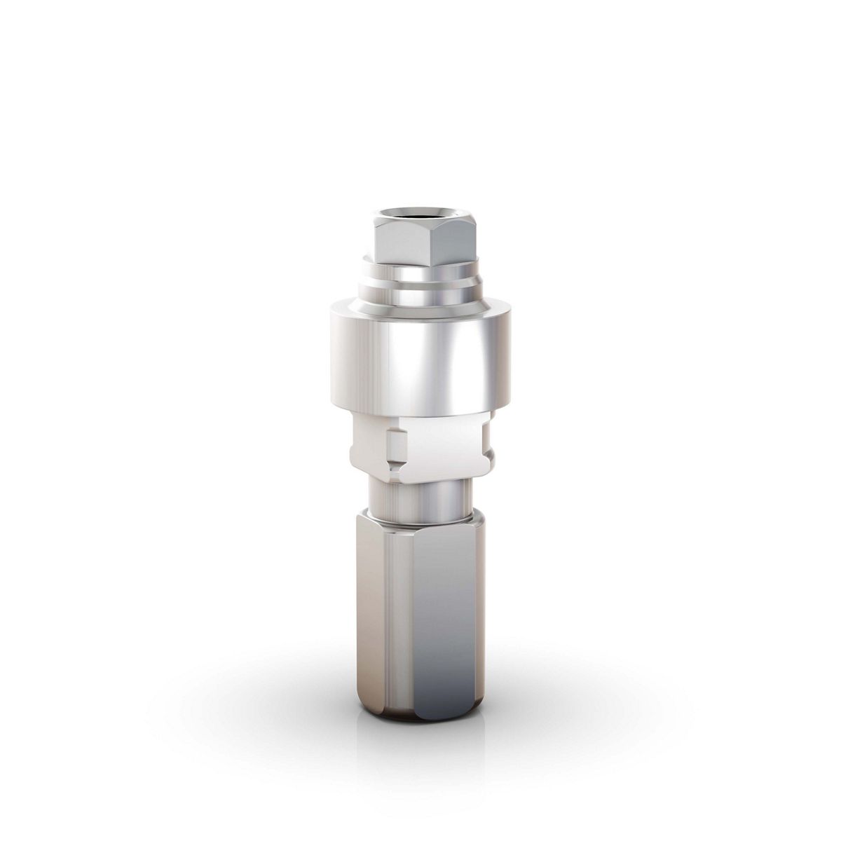 GM Abutment Hybrid Repositionable Analog, Titanium