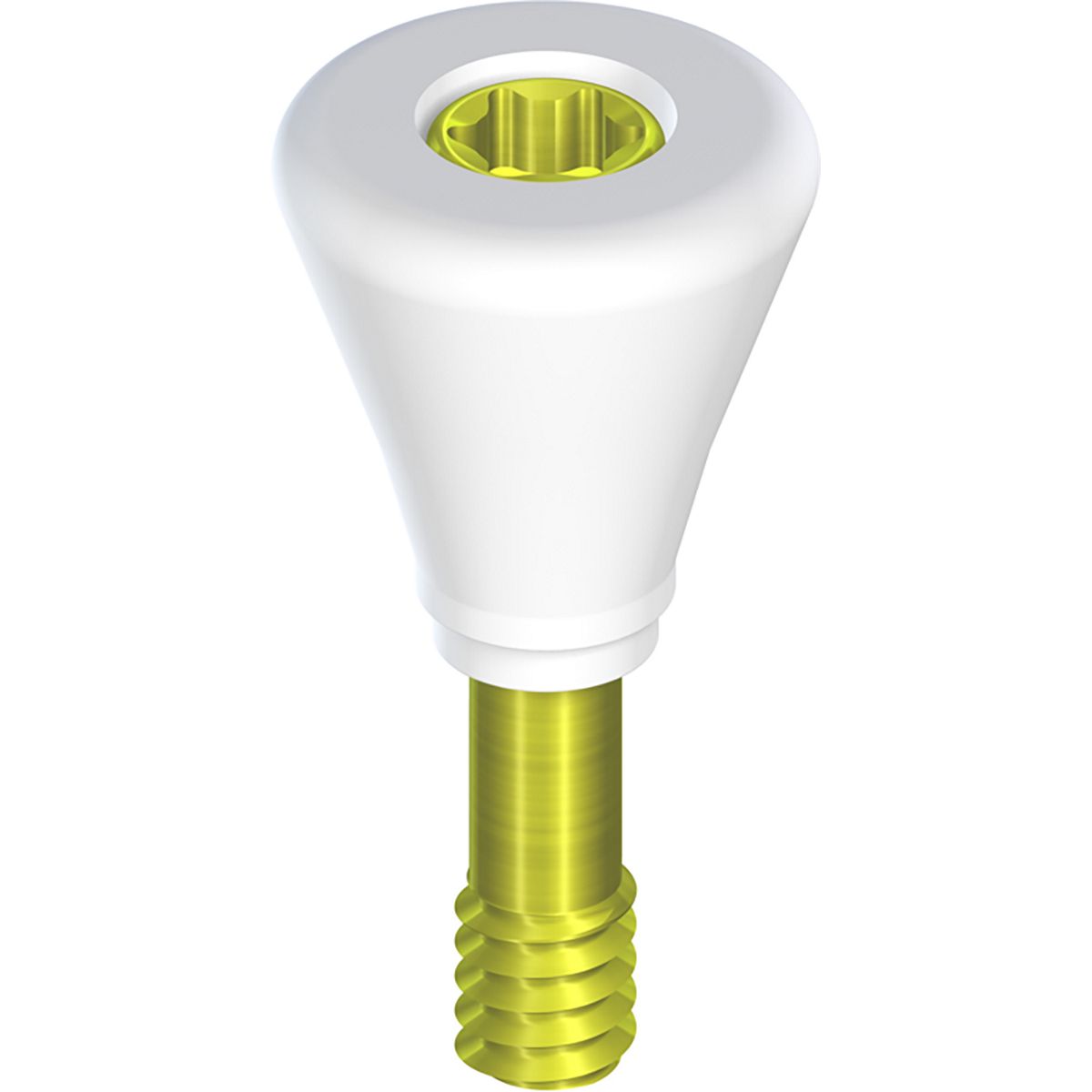 NC Healing Abutment, conical, d 4,8, h 3,5, ZrO2/TAN