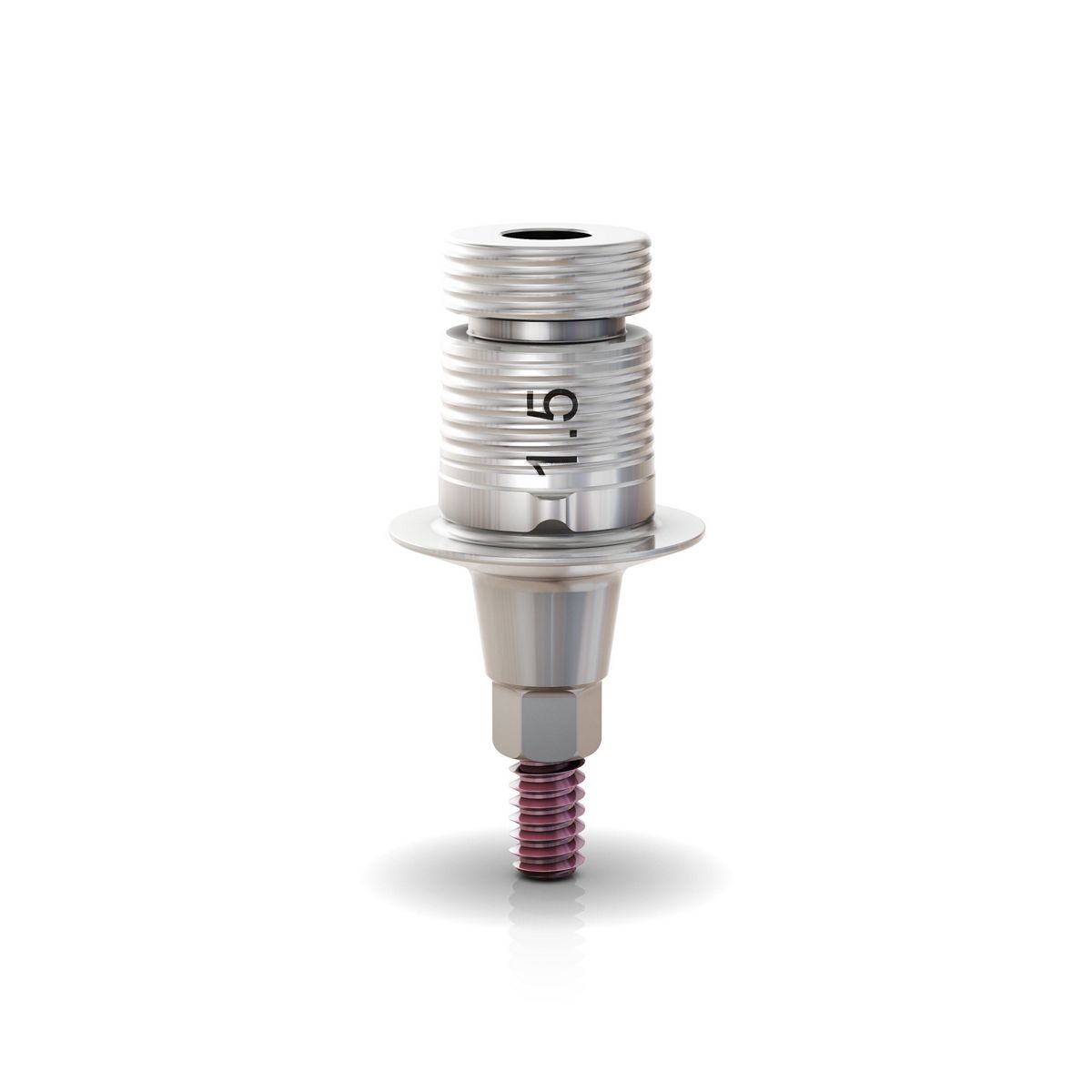 GM Titanium Base with Neo Removable Screw 6.5X6X1.5 mm