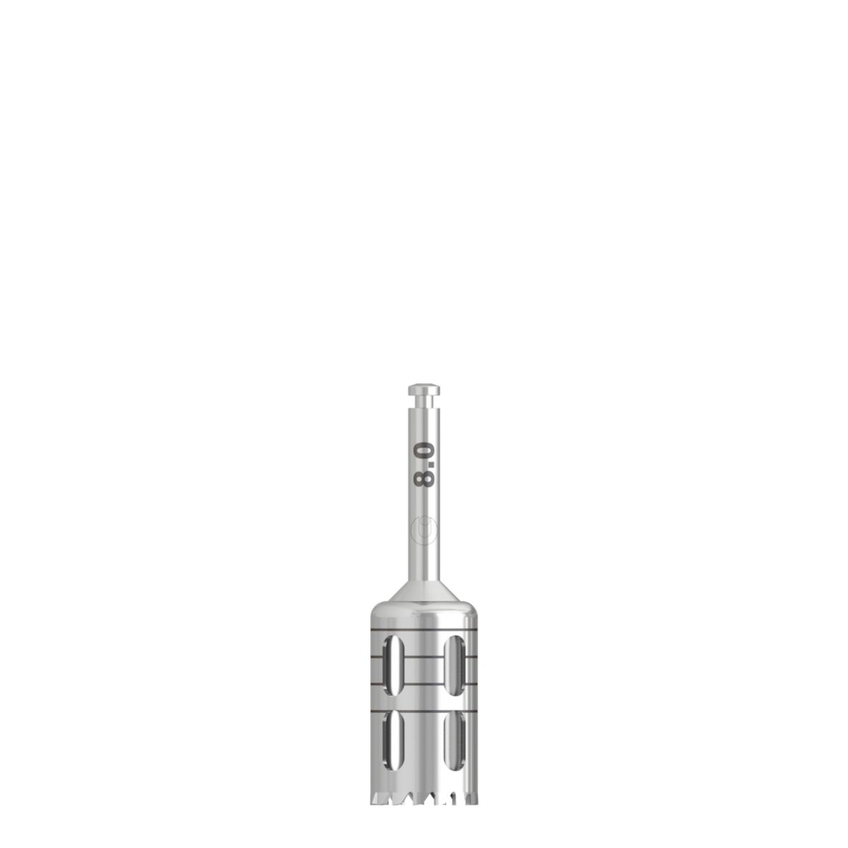Trephine Bur, Stainless Steel, 8.0 mm