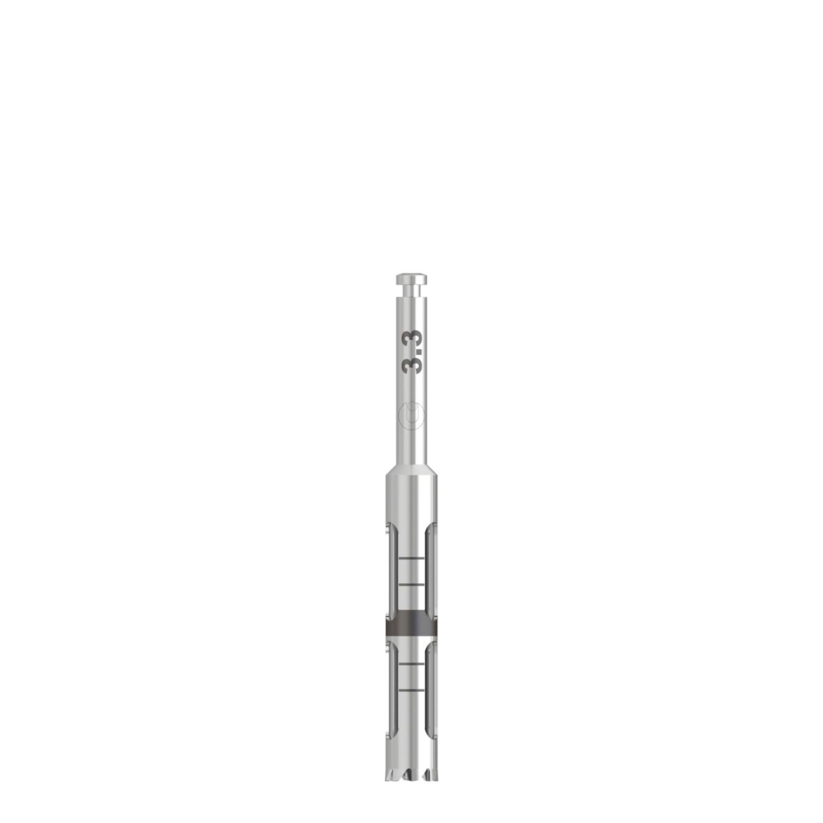 Trephine Bur, Stainless Steel, 3,3 mm