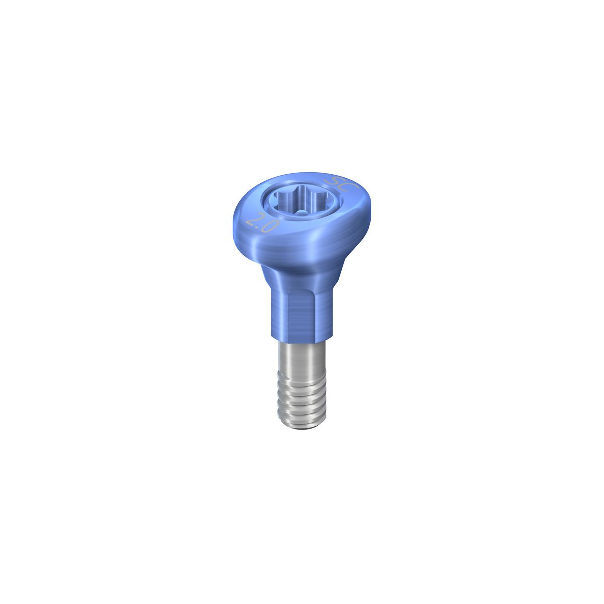 SC Healing Abutment,conical, H 2mm, Ti
