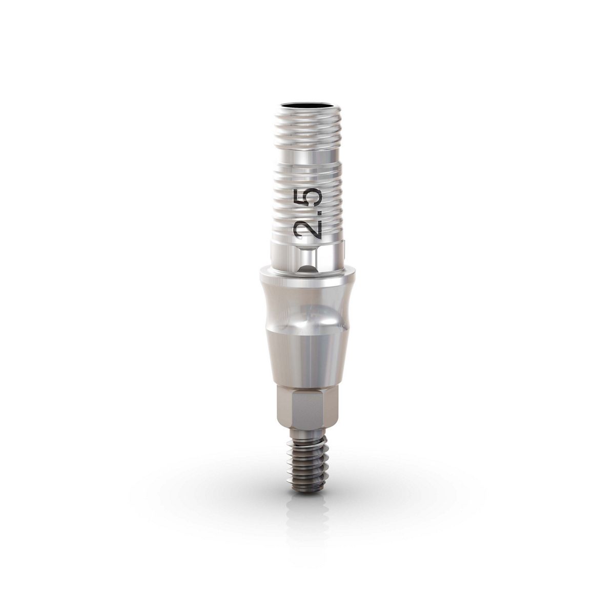 GM Exact Titanium Base with Removable Screw, Titanium, 3.5x6x4.5 mm