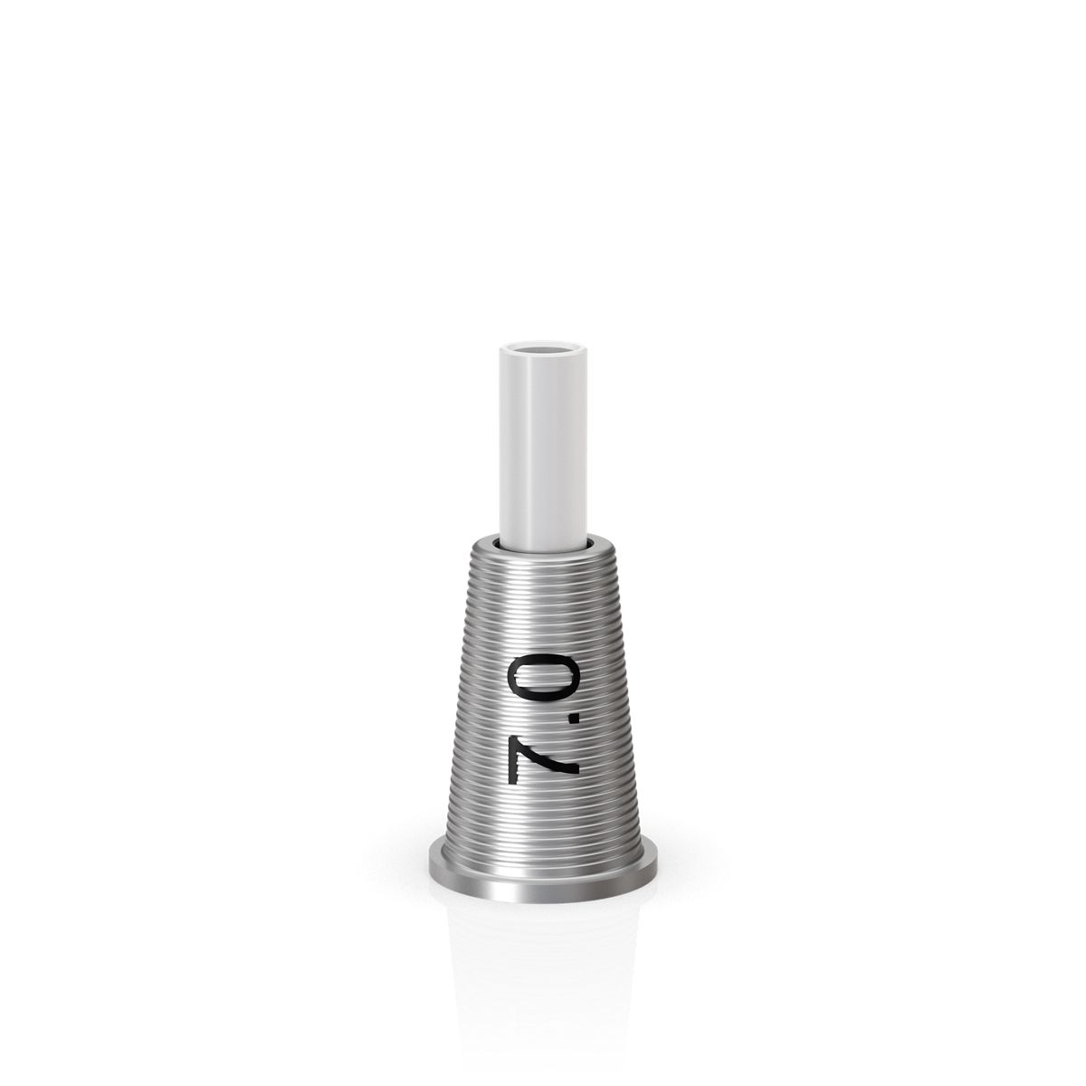 Mini Conical Abutment Step Hybrid Coping, Titanium