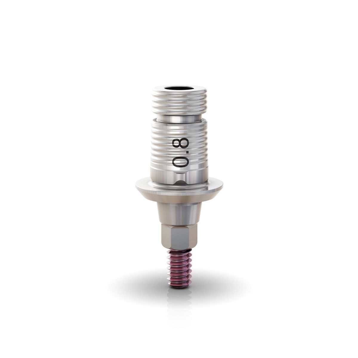 GM Titanium Base With Neo Removable Screw 5.5X6X0.8 mm