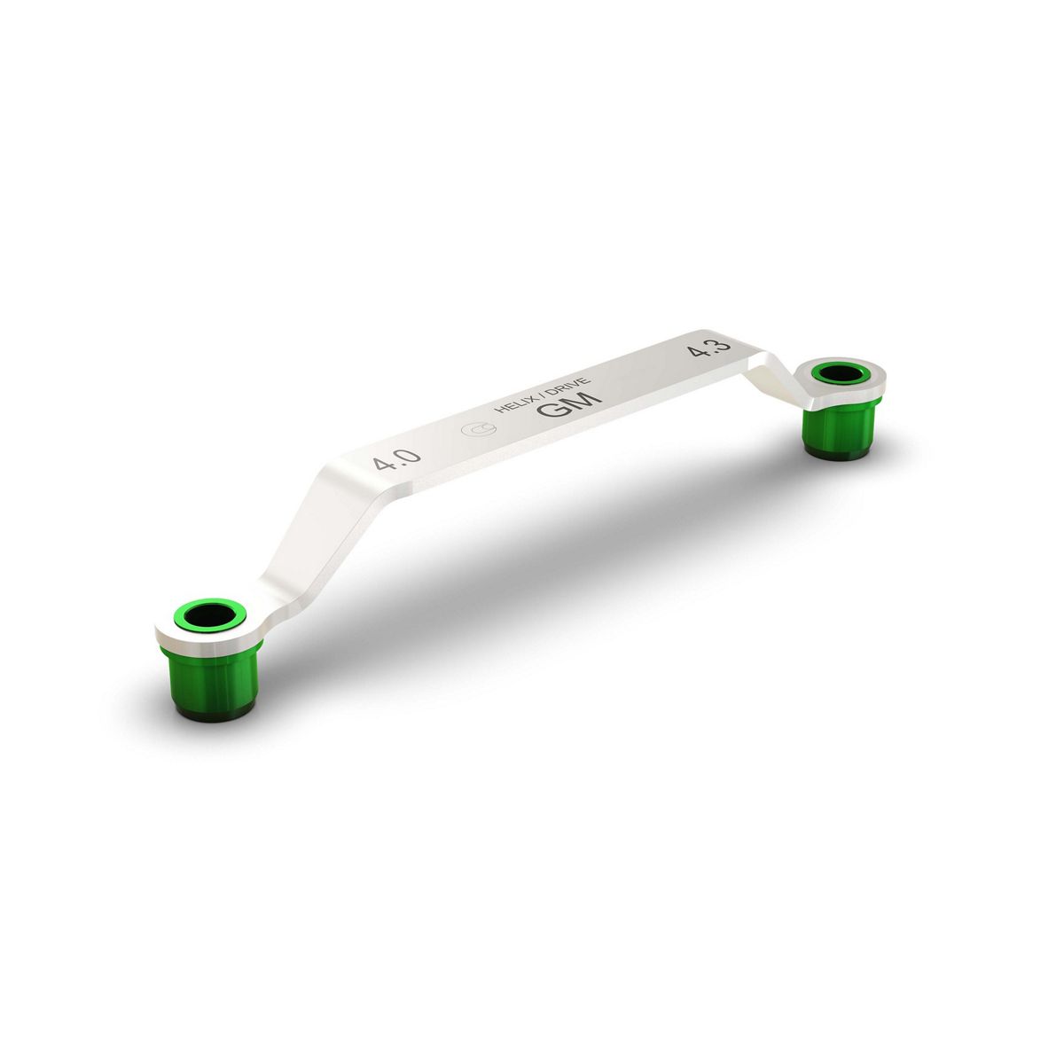 Wide Guided Surgery Drill Guide, Titanium/Stainless Steel, 4.0/4.3 mm