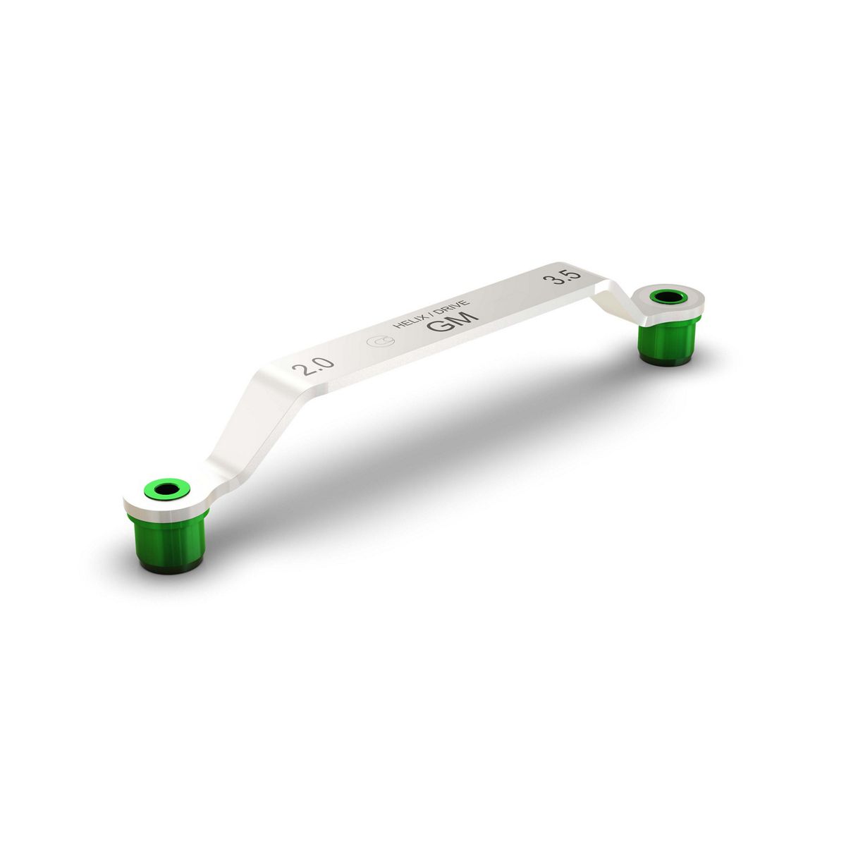 Wide Guided Surgery Drill Guide, Titanium/Stainless Steel, 2.0/3.5 mm