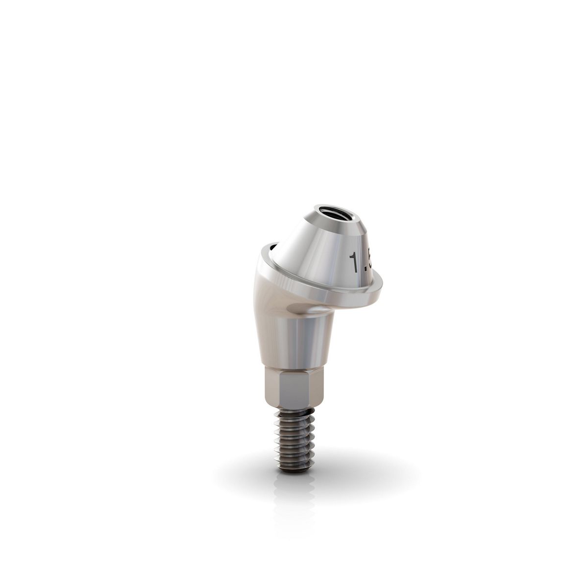GM Mini Conical Abutment 17 with removable screw 1.5 mm